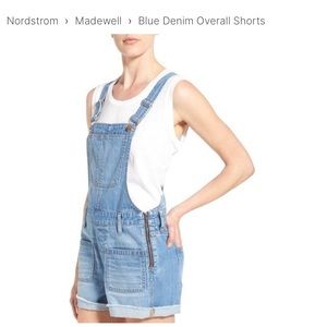 Madwell Short Overalls with Patch Pocket XS